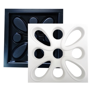 Forma Molde pra Gesso 3D e Cimento ABS Modelo Cobogó Veneza Bipartido (1)