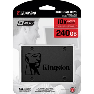 SSD Kingston A400 240GB - 500mb/s para Leitura e 350mb/s para Gravação - Sa400s37 (1)