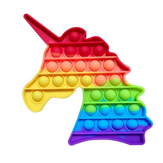 Push Pop lt fidget toy unicorn square collectibles quadrado colorido (6)