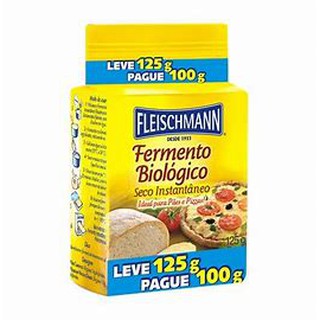 Fermento Biológico seco instantâneo pacote 125g -Fleishmann (1)