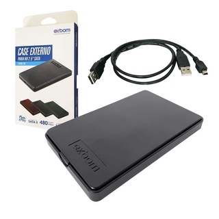Gaveta para HD Externo SATA II 2.5" Case USB 2.0 para Notebook e Computador Serve em PS4