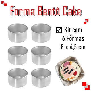 MINI FORMA BENTÔ CAKE C/6 UNID