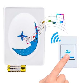 Campainha Residencial Wireless Doorbell Sem Fio DC-861 Tomada