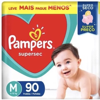 Pampers Supersec M 90 Unidades
