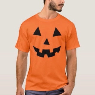 camiseta laranja abóbora halloween