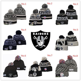 10 Style NFL OAKLAND RAIDERS Knitted Hat Winter Thickened Cold and Warm Cotton Hat