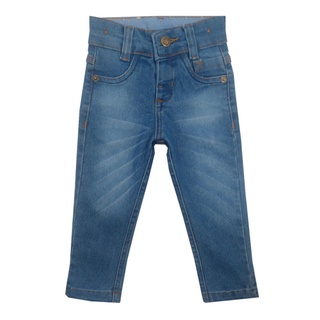 Calça Jeans Masculina Infantil Menino Regulagem Cós 1 a 8 anos (7)