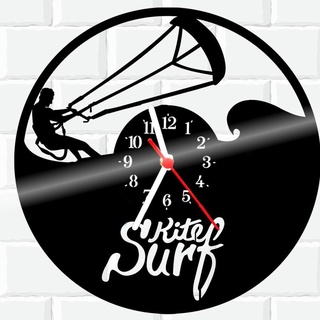 Relógio De Vinil Disco Lp Parede Kite-Surf (1)