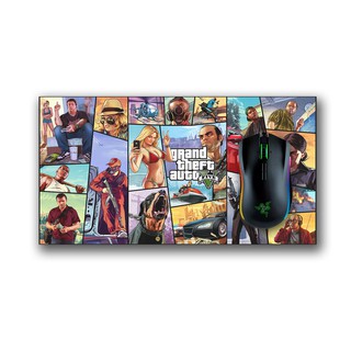 mouse pad gta 5 gamer Grand Theft Auto V base emborrachado