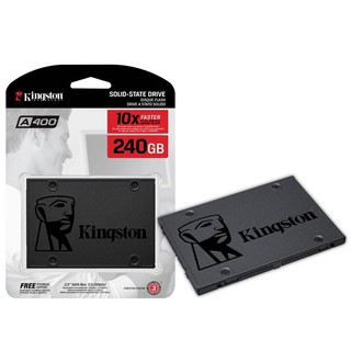SSD Kingston A400, 240GB, Original, Leitura 500MB/s, Gravação 350MB/s , Novo, Lacrado