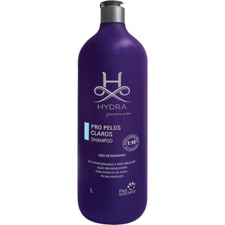 Shampoo Hydra Groomers Pro Pelos Claros 1 Litro (1:10) - Pet Society