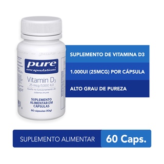Vitamina D3 Cápsulas Pure Encapsulations