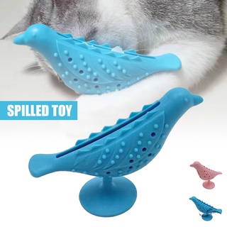 Brinquedo De Silicone Para Molar De Gatos Inteligentes Com Ventosas E Interaction Inteligente/Ventosa Sucção/Ranger Os Dentes