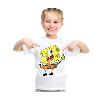 Camisa Camiseta bob esponja Personalizada desenho blusa Infantil juvenil (3)