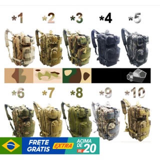 Mochila Tática Militar camuflada 30l Prof 3d Pronta Entrega ASSALT