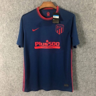 Camisa Uniforme de Time Tailandesa Atlético De Madrid Azul Modelos 2020/21