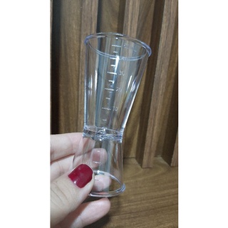 Dosador de Bebidas acrílico cristal 50/20 ml com medidor