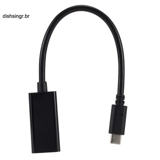 DR HD 4K 60Hz USB 3.1 Type-C to HDMI-compatible Cable Adapter for TV Monitor Projector Phone
