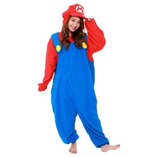 Pijama Mario Macacão Adulto Promoção Kigurumi Mario Nintendo Super Mario (2)
