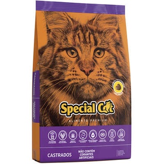 Ração Special Cat Premium para Gatos Adultos Castrados 10,1KG (1)