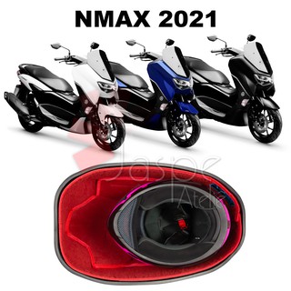 Forração Yamaha Nmax 2021 Forro Acessório Scooter Vermelho (1)