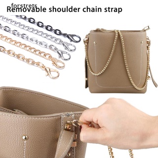 【rs】 Metallic Lobster Clasp Flat Chain For Handbag Purse Or Shoulder Strap Bags .