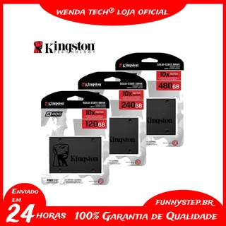 [ WendaTech ] Original Drives De Estado Sólido Sata 3 Kingston A400 SSD 960GB 480GB 240GB 120GB 60GB 2.5 Polegadas