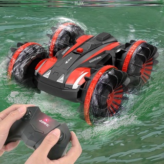 Fast Remote Control Car 4wd 1/16 Tank RC Cars Off Road 4x4 Trucks Boats Mini Stunt Vehicles Kids Toys Boys Teens Electric Toy for Children Play Games Summer Swimming Pool Outdoor Play Beach Sand Water Bath Child 7 8 9 10 11 6-12 Years Old Amphibious Ship