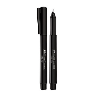 Caneta Fine Pen - FABER-CASTELL - 0.4mm Classic Black fineliner ponta porosa