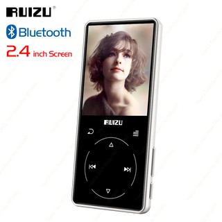 RUIZU Reprodutor De Música Bluetooth MP3 De Metal Portátil 8GB Com Alto-Falante FM Rádio , Acordedor , Ebook