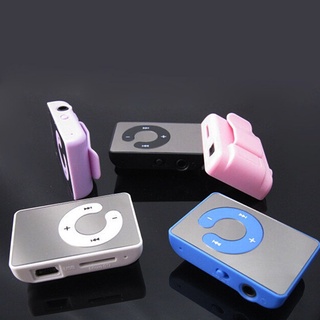 Mini Mirror Clip USB Digital Mp3 Music Player Cartão M0S5 F6X7 Novo ~ Apoio TF I3T8 (4)