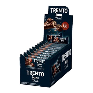 Trento Chocolate Mini Dark 55% Cacau Display 256g 16x16g PECCIN