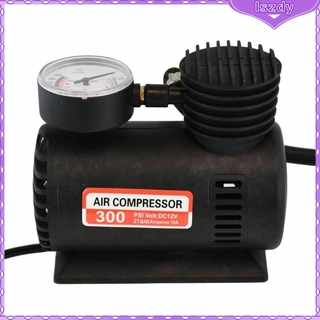 Auto Electric Air Compressor Portable Mini Tire Inflator Pump DC12V 300PSI