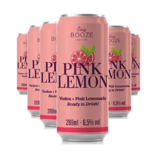 VODKA EASY BOOZE Lata 269ML Vodka+Pink Lemon Pack c/6