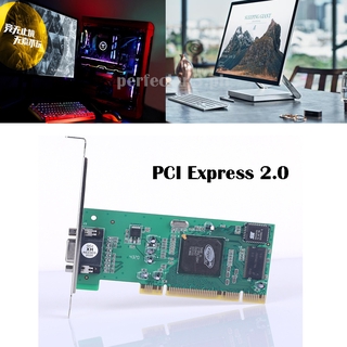 Ati Rage Pci Express 2.0 Xl 8 Mb Pci Vga Placa De Vídeo Gráficos 32bit Pci Express 2.0 Placa Gráfica Pc Acessórios Multi Display Para Computador Desktop Hishard / Buddy / Betwin