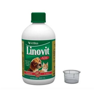 Linovit 200 Ml - Suplemento Vit. Para Cães E Gatos