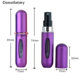 Donotletmy Recipiente / Mini Atomizador Líquido Portátil Com Spray De Perfume Vazio Recarregável Agradável Para Compras