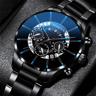 Men's Watch Luxury Men Casual Calendar Watches Male Stainless Steel Quartz Wrist Watch