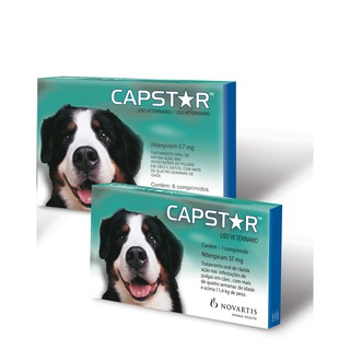 Antipulgas CAPSTAR ORIGINAL 11,5 a 57kg Cães e Gatos Tratamento de Pulgas, Bernes e Bichos de Pé