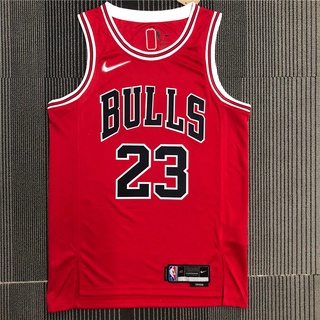 Jordan # 23 Camisa Basquete 75a Aniversário Bulls Red Hot Pressed