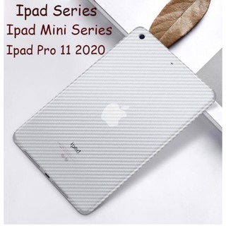 For iPad Pro 9.7/10.5 Mini 1/2/3 Mini 4 iPad 5/6 Air1/Air2 Air3 Mini 5 ipad 10.2 (2020) Air 4 (2020) ipad Pro 11 2021 3D Carbon fiber protector back film