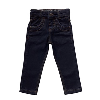 Calça Jeans Masculina Infantil Menino Regulagem Cós 1 a 8 anos (6)