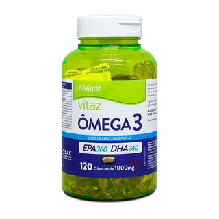Omega 3 1000mg 120 Cápsulas Vitaz Natulab