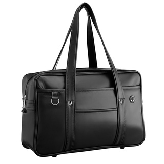 PU Waterproof Student Handbag Commute Tote Bag Handheld School Business Bag Briefcase Laptop Pouch Storage Handbag (1)