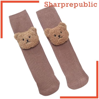 3D Cartoon Bear Cotton Thickened Baby Socks for Protector (7)