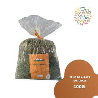 Feno de Alfafa em Ramas 100g L&L Pets Premium 100 gramas