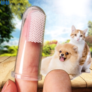 (27Pets) Escova De Dentes Super Flexível Para Animais De Estimação / Cães / Gatos / Artigos De Limpeza Para Dentes / Tartanr