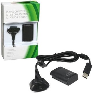 Kit Carregador e Bateria para Controle Xbox360