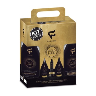 KIT Gold Hair-Fashion-4 Produtos