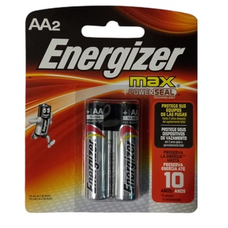Pilha AA2 Palito Não Vaza Conserva Energia Por Até 10 Anos - Energizer Max Power Seal